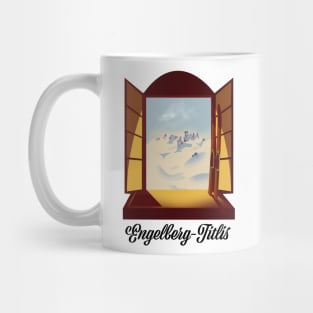 Engelberg-Titlis ski poster Mug